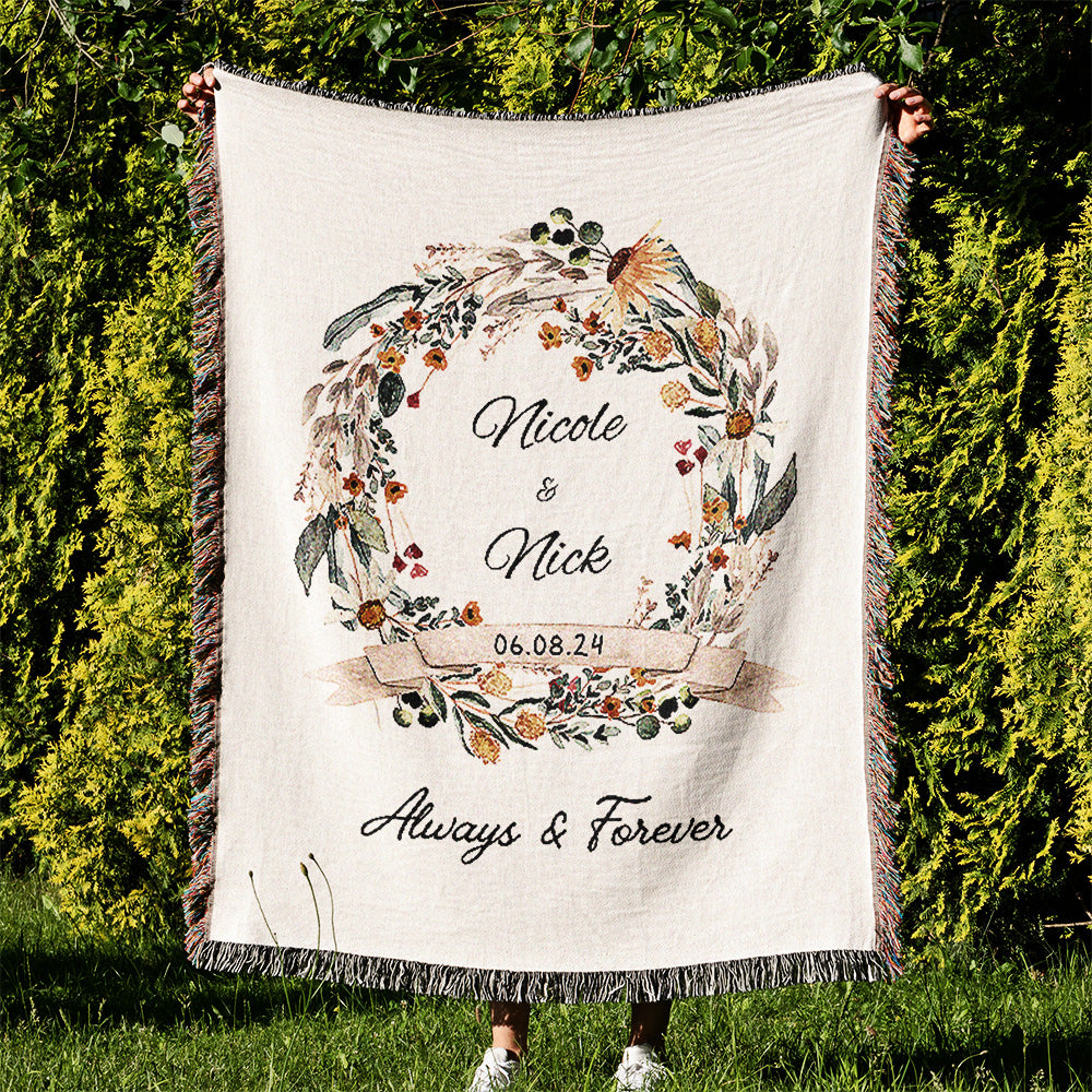Anniversary Woven Blanket