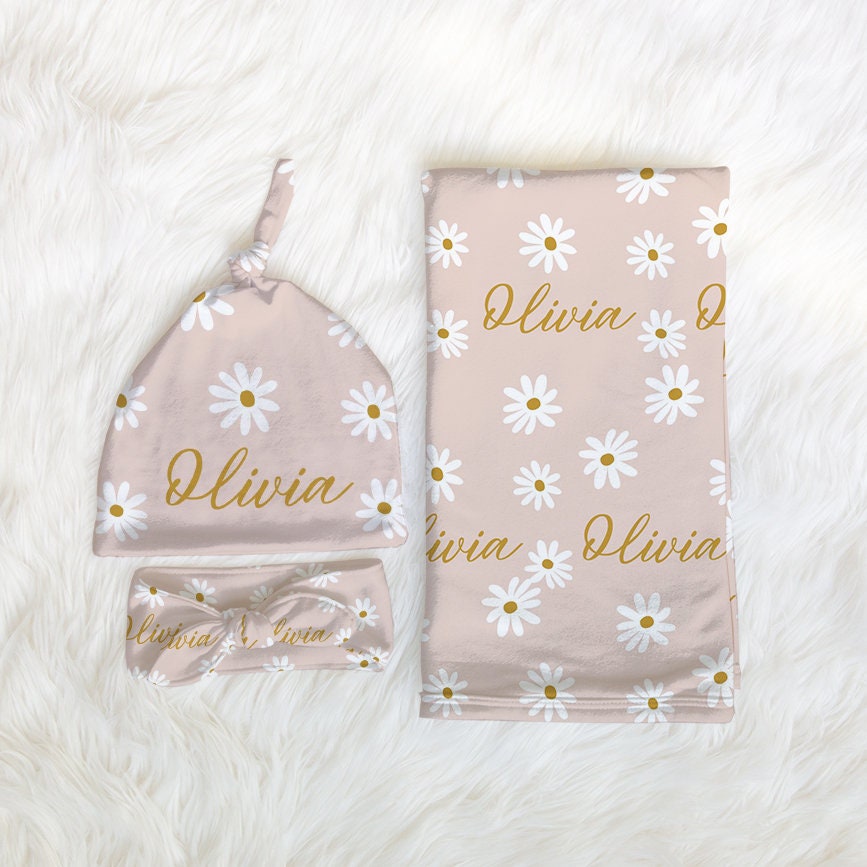 Boho Daisy Swaddle