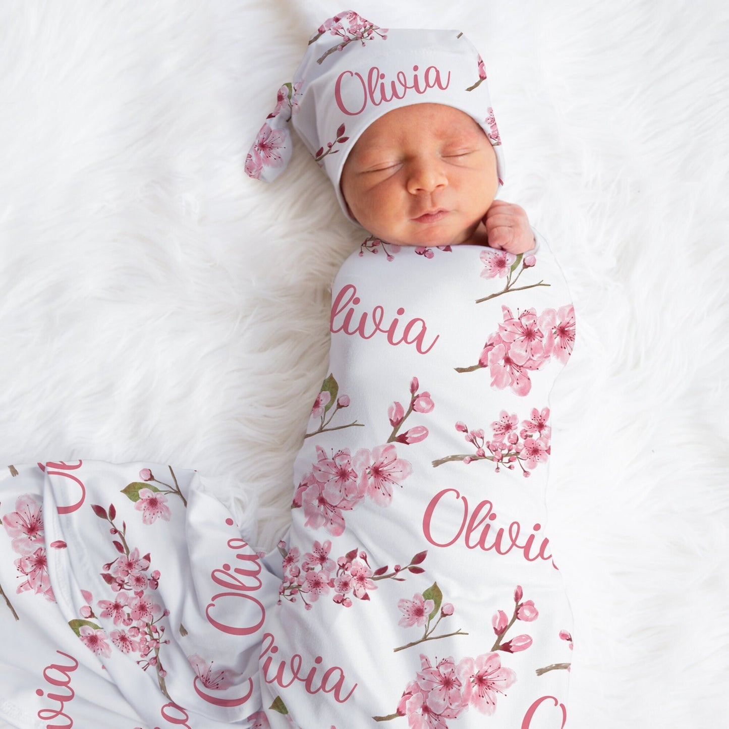 Cherry Blossom Swaddle