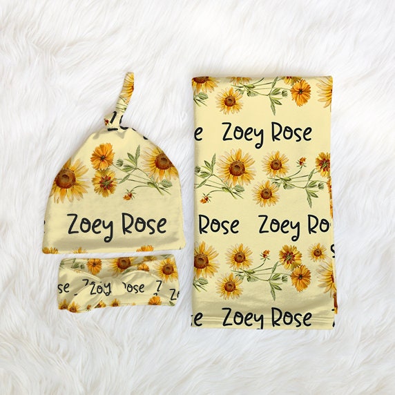 Sunflower Sunny Swaddle