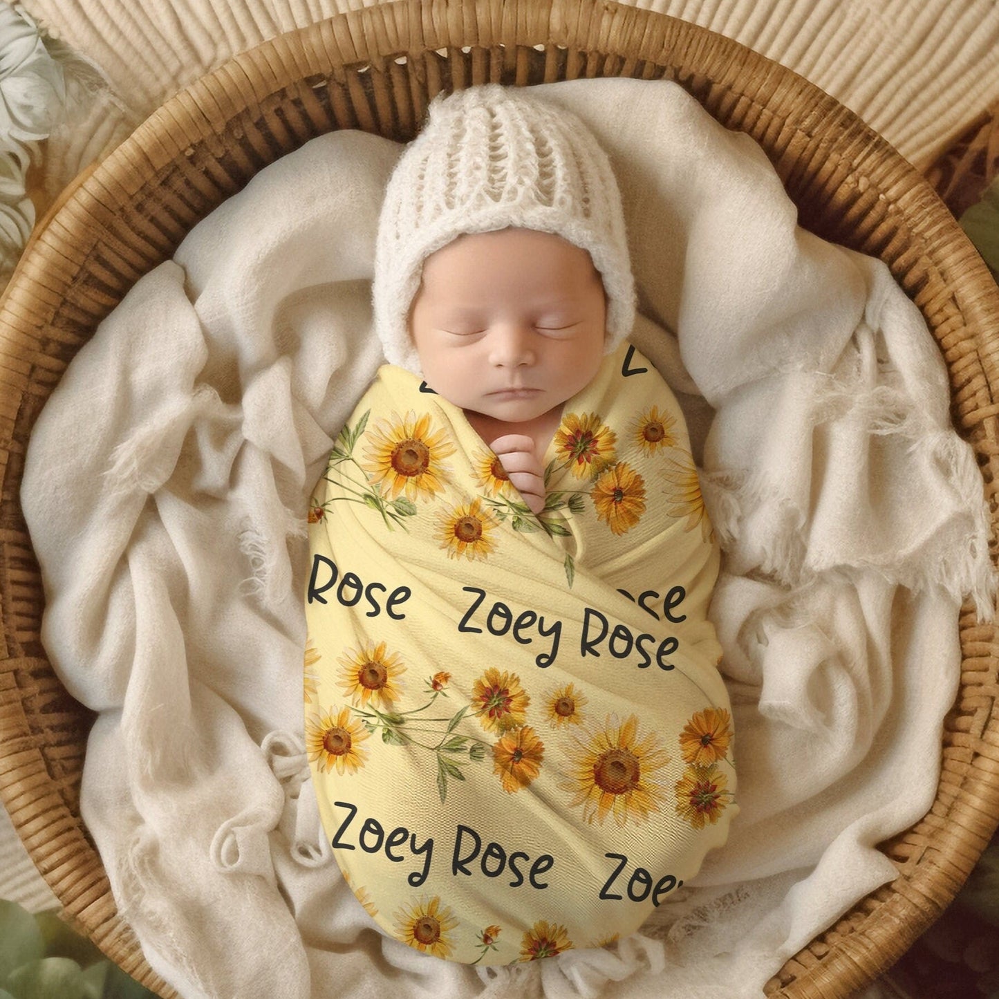 Sunflower Sunny Swaddle