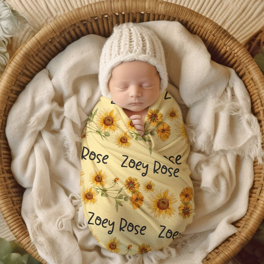 Sunflower Sunny Swaddle