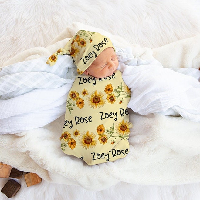 Sunflower Sunny Swaddle