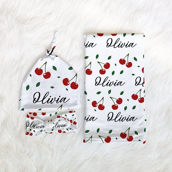 Summer Cherry Swaddle