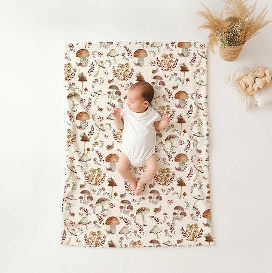 Mushroom Forest Swaddle