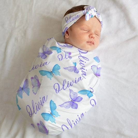 Whimsical Butterfly Swaddle