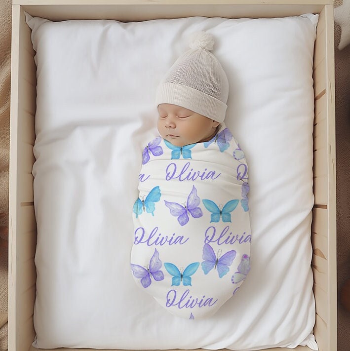 Whimsical Butterfly Swaddle