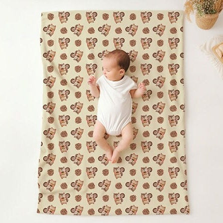 Adorable Squirrels Swaddle