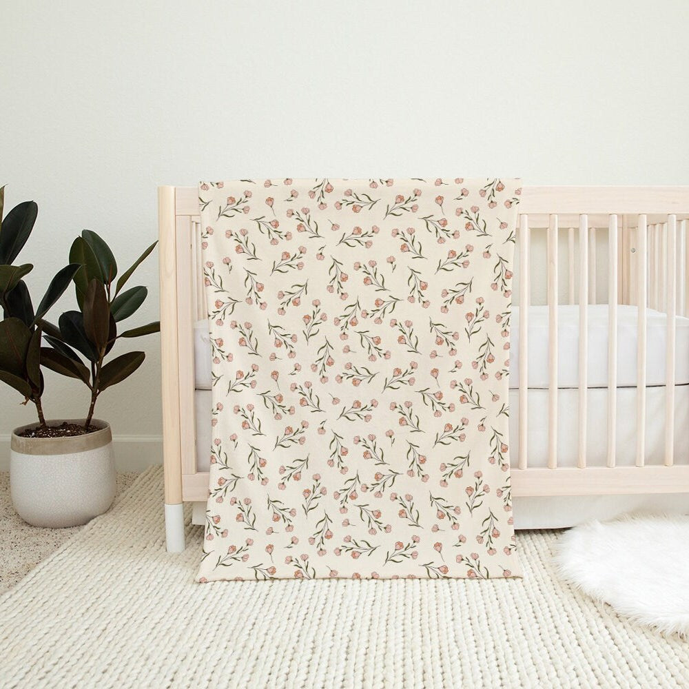 Vintage Tiny Flowers Swaddle