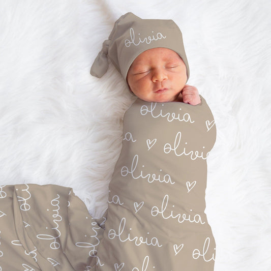 Swaddle Blanket With Name