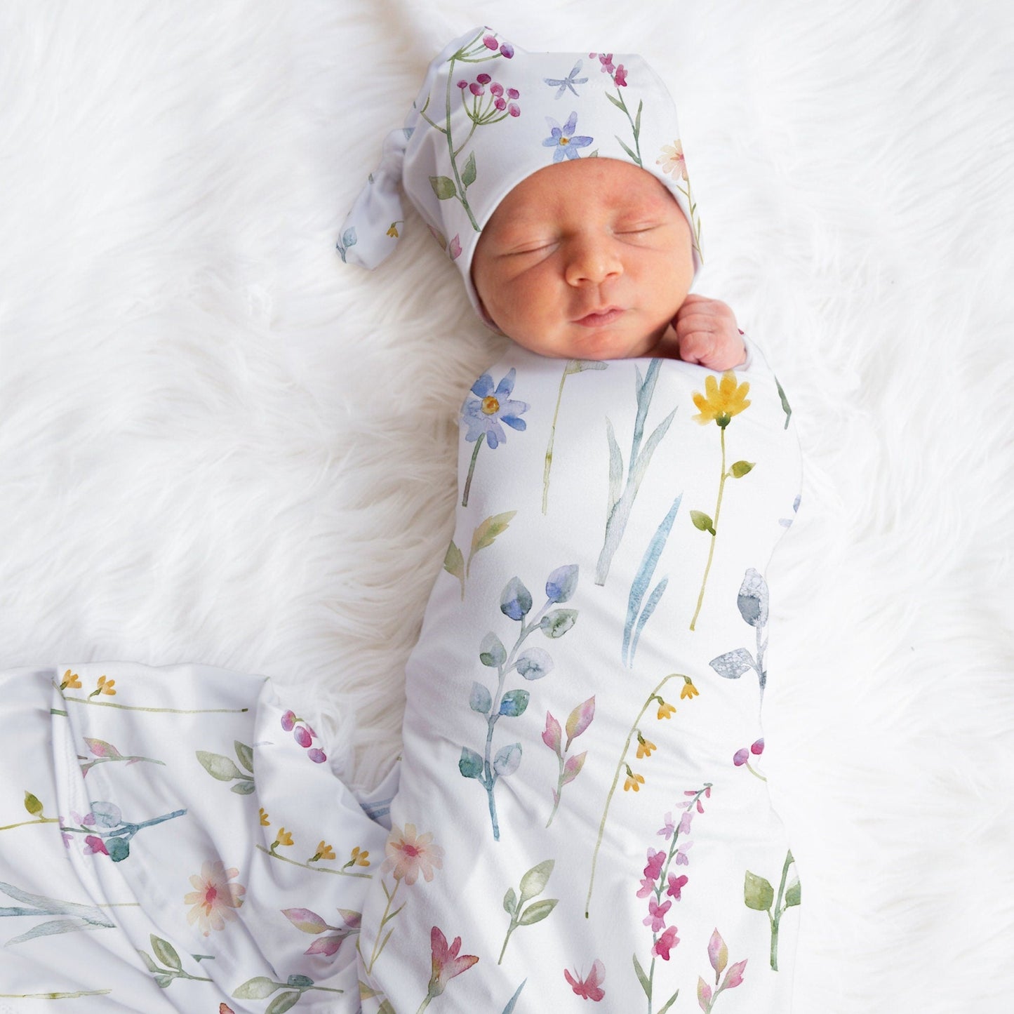 Wild Flowers Swaddle