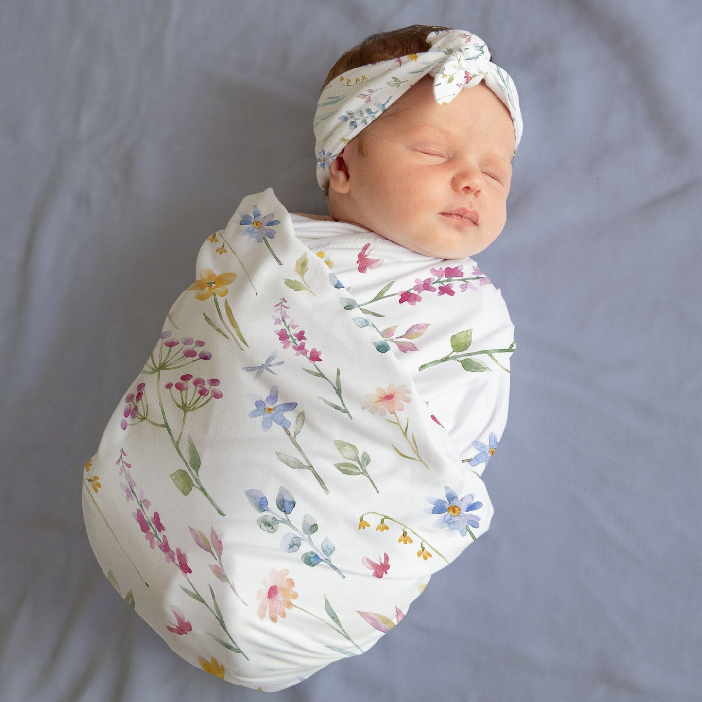 Wild Flowers Swaddle