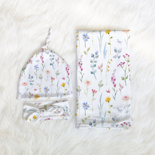 Wild Flowers Swaddle