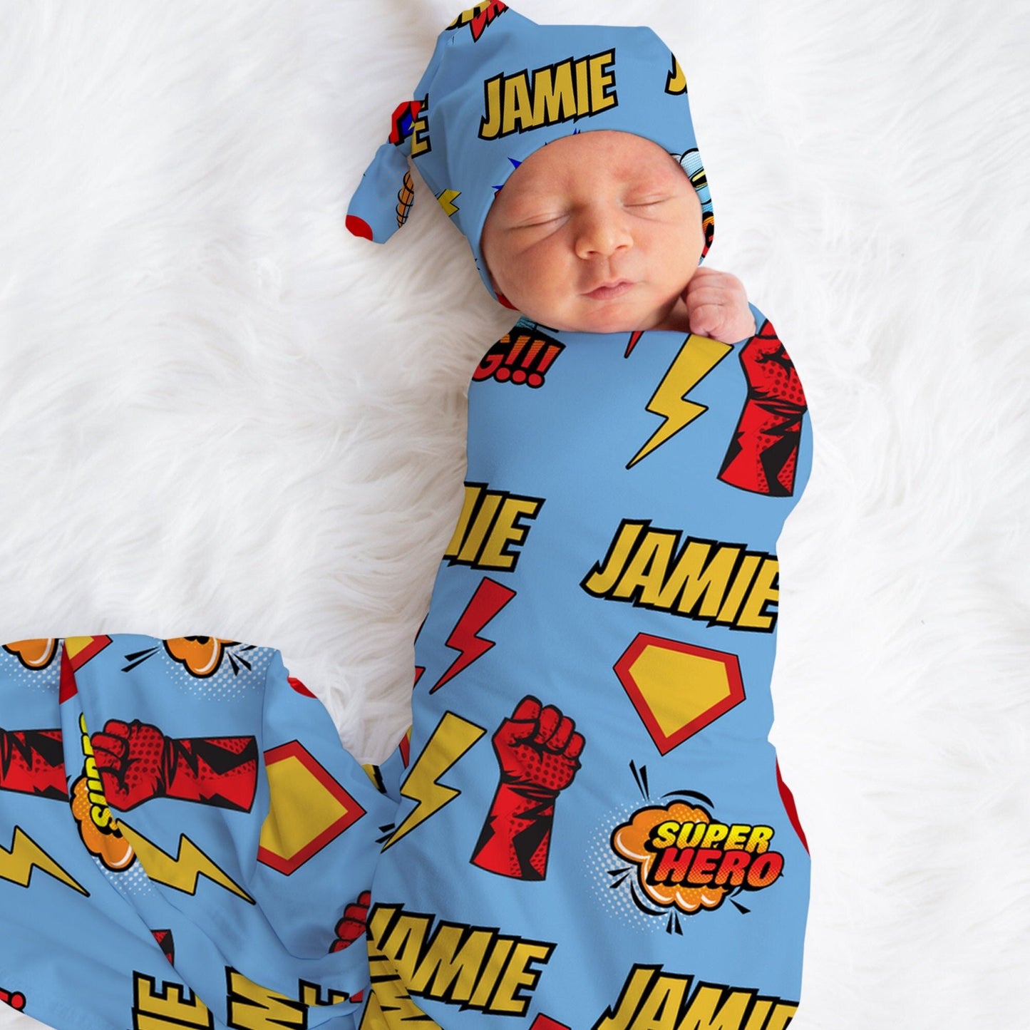 Superhero Dreams Swaddle