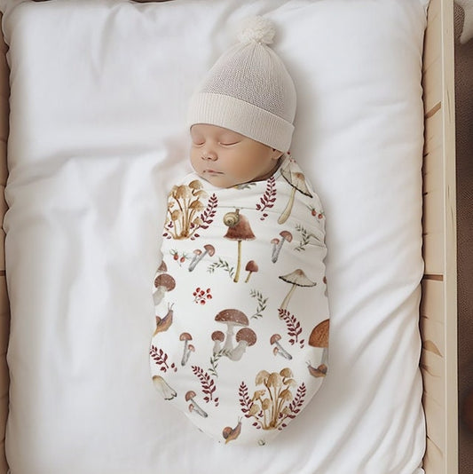 Mushroom Forest Swaddle